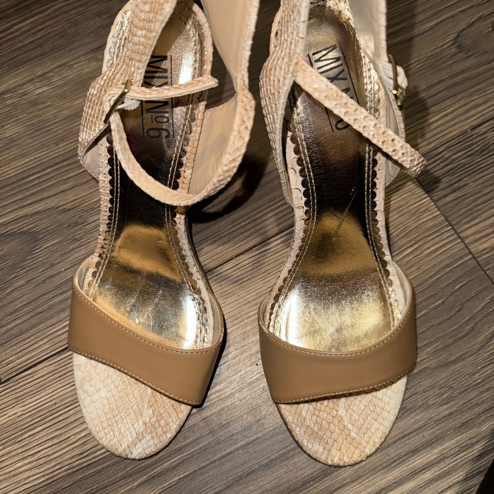 Mix No. 6 Snake Skin heels